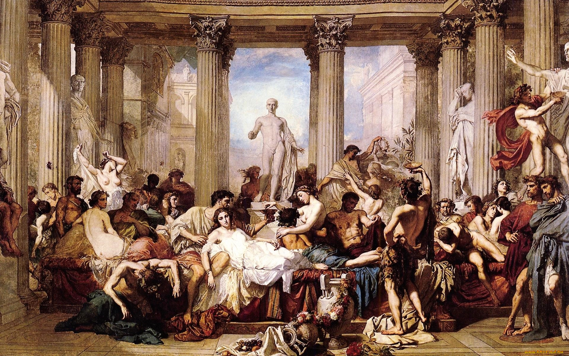 the romans of the decadence, , thomas couture, , 